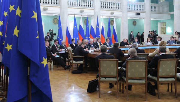 Встреча на высшем уровне Россия- Европейский союз Встреча на высшем уровне Россия- Европейский союз