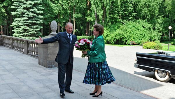 Встреча В.Путина с российскими космонавтами Встреча В.Путина с российскими космонавтами