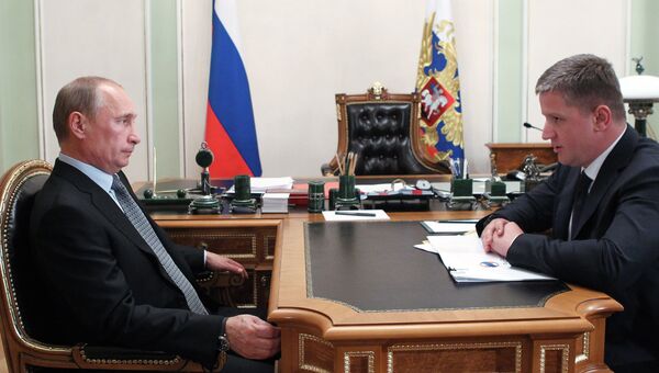 Встреча президента РФ Владимира Путина с Евгением Додом Встреча президента РФ Владимира Путина с Евгением Додом