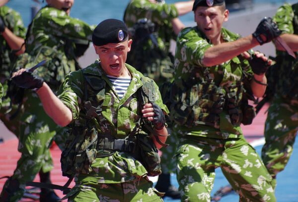 Репетиция парада к Дню ВМФ и Дню Флота Украины в Севастополе Репетиция парада к Дню ВМФ и Дню Флота Украины в Севастополе