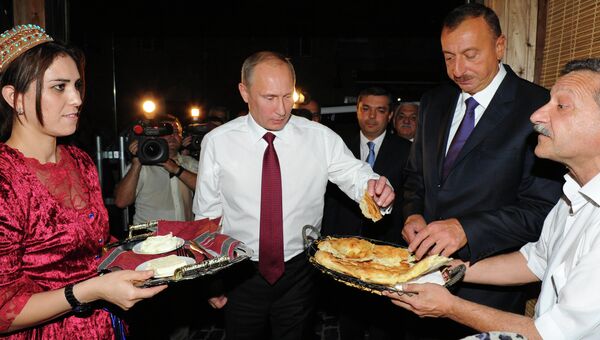 Рабочий визит В.Путина в Азербайджан Рабочий визит В.Путина в Азербайджан