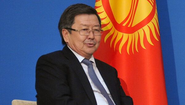 Премьер-министр Киргизии Жанторо Сатыбалдиев Премьер-министр Киргизии Жанторо Сатыбалдиев