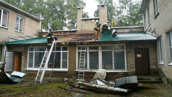 Пожар в детском саду в Подмосковье Пожар в детском саду в Подмосковье