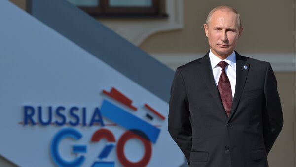Президент России Владимир Путин на саммите G20. Архив Президент России Владимир Путин на саммите G20. Архив