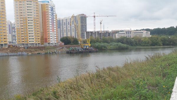Москва-река в Павшинской пойме Красногорска. Архивное фото Москва-река в Павшинской пойме Красногорска. Архивное фото