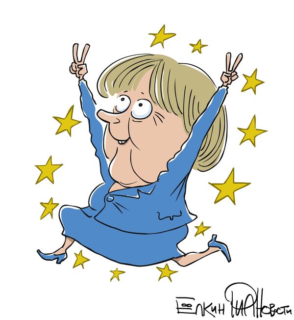 Ликуй, Европа, Ангела у власти! Ликуй, Европа, Ангела у власти!