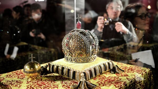 Открытие выставки Коронация в Кремле Открытие выставки Коронация в Кремле