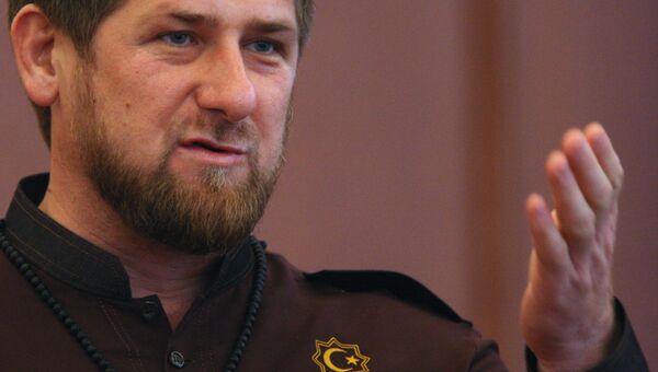 Глава Чеченской Республики Рамзан Кадыров. Архивное фото Глава Чеченской Республики Рамзан Кадыров. Архивное фото