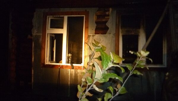 Пожар в городе Ивдель Свердловской области Пожар в городе Ивдель Свердловской области