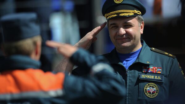 Глава МЧС РФ Владимир Пучков. Архивное фото Глава МЧС РФ Владимир Пучков. Архивное фото