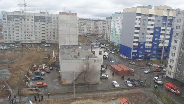 На месте взрыва гранаты в Кургане На месте взрыва гранаты в Кургане
