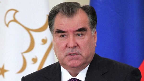 Президент Таджикистана Эмомали Рахмон, архивное фото Президент Таджикистана Эмомали Рахмон, архивное фото