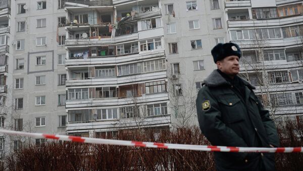 Дом в Загорских Далях, где произошел взрыв газа Дом в Загорских Далях, где произошел взрыв газа