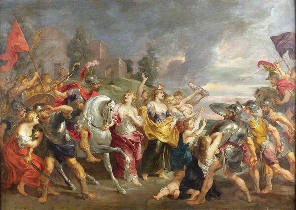 Виллем ван Херп Старший. Похищение сабинянок. Антверпен, 1614 – 1677 Виллем ван Херп Старший. Похищение сабинянок. Антверпен, 1614 – 1677