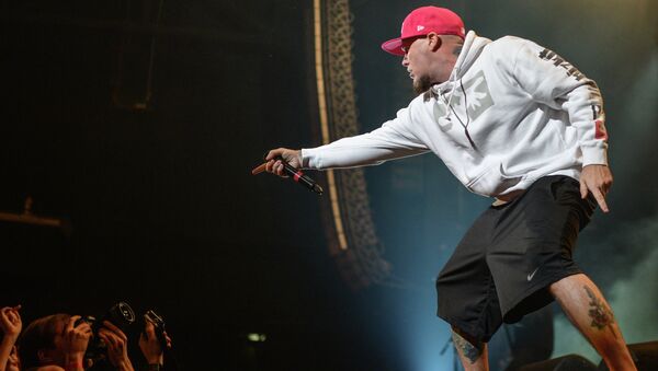 Концерт группы Limp Bizkit. Архивное фото Концерт группы Limp Bizkit. Архивное фото