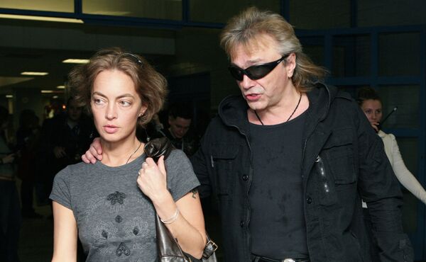 Лидер группы Алиса Константин Кинчев с супругой Лидер группы Алиса Константин Кинчев с супругой