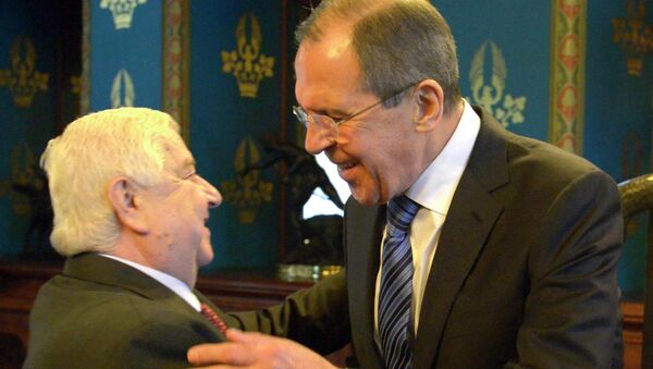 Встреча глав МИД России, Сирии и Ирана С.Лаврова, В.Муаллема и Д.Зарифа Встреча глав МИД России, Сирии и Ирана С.Лаврова, В.Муаллема и Д.Зарифа