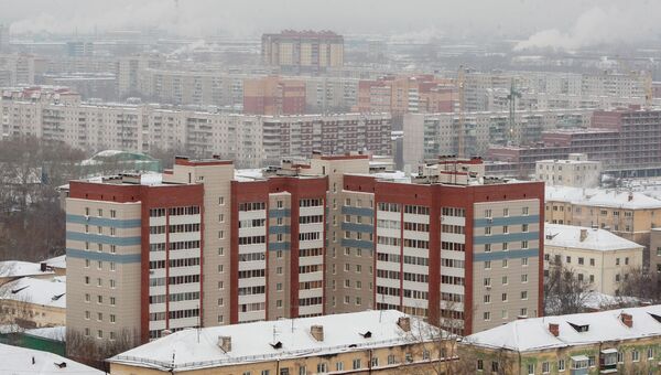 Ленинский район Новосибирска зимой, архивное фото Ленинский район Новосибирска зимой, архивное фото