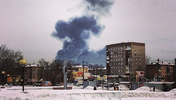 Взрыв на заводе в Омске Взрыв на заводе в Омске