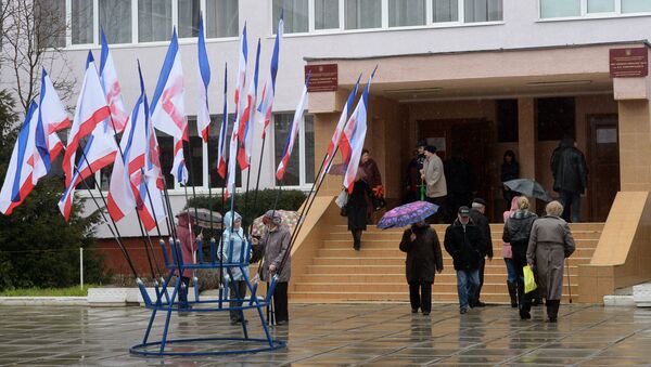 Референдум о статусе Крыма в Симферополе Референдум о статусе Крыма в Симферополе