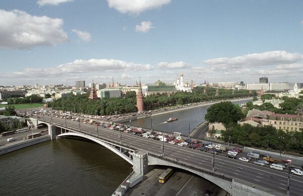 Вид на Кремль и центр Москвы Вид на Кремль и центр Москвы