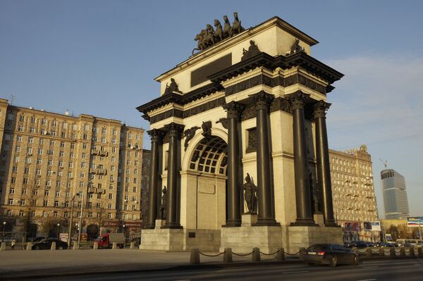 Виды Москвы. Триумфальная арка Виды Москвы. Триумфальная арка