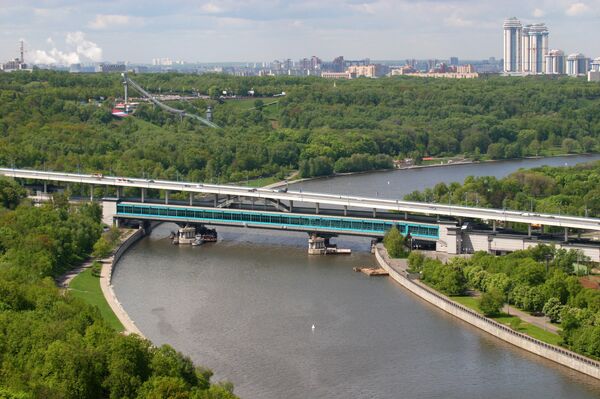 Вид на Москву с верхней точки Вид на Москву с верхней точки