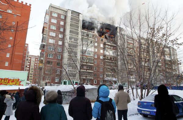 Взрыв бытового газа в жилом доме в Томске Взрыв бытового газа в жилом доме в Томске