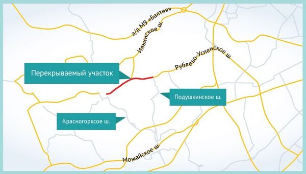 перекрытие движения Рублевка перекрытие движения Рублевка