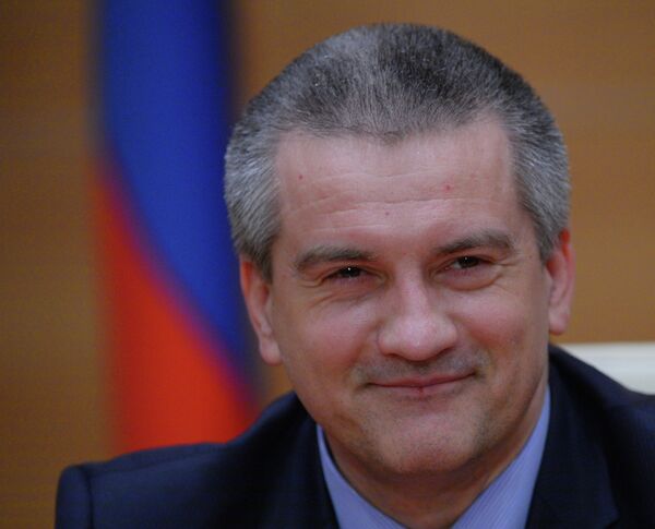 Премьер-министр Республики Крым Сергей Аксенов Премьер-министр Республики Крым Сергей Аксенов