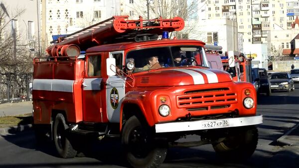 Автопробег пожарных машин Автопробег пожарных машин