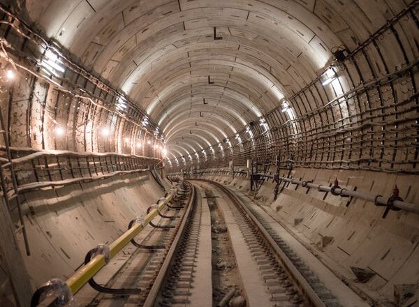 Тоннель Московского метрополитена Тоннель Московского метрополитена