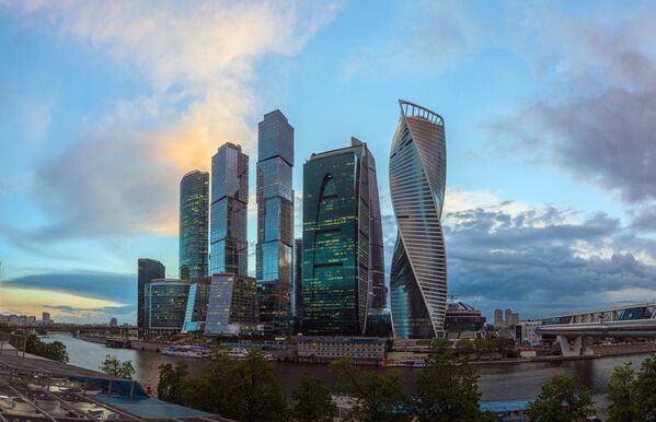 Вид на Международный деловой центр Москва-Сити Вид на Международный деловой центр Москва-Сити