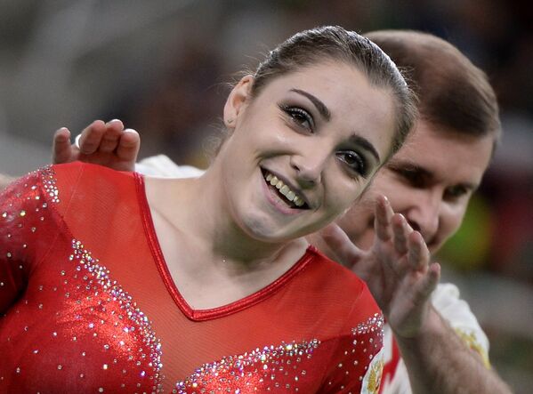 Олимпийская чемпионка Рио-2016 гимнастка Алия Мустафина Олимпийская чемпионка Рио-2016 гимнастка Алия Мустафина