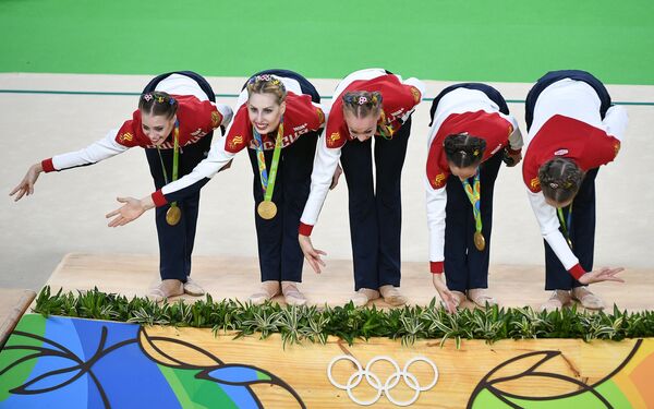 Спортсменки сборной России по художественной гимнастике Спортсменки сборной России по художественной гимнастике