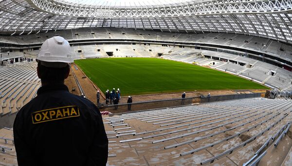 Визит экспертов FIFA и Оргкомитета Россия-2018 на стадион Лужники Визит экспертов FIFA и Оргкомитета Россия-2018 на стадион Лужники