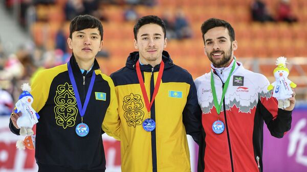 Абзал Ажгалиев, Денис Никиша и Франсуа Амлен (слева направо)