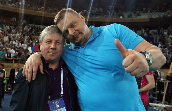 Главный тренер ВК Зенит-Казань Владимир Алекно (справа) и президент волейбольного клуба Зенит-Казань Рафкат Кантюков Главный тренер ВК Зенит-Казань Владимир Алекно (справа) и президент волейбольного клуба Зенит-Казань Рафкат Кантюков
