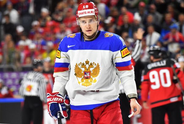 Форвард сборной России Сергей Плотников Форвард сборной России Сергей Плотников