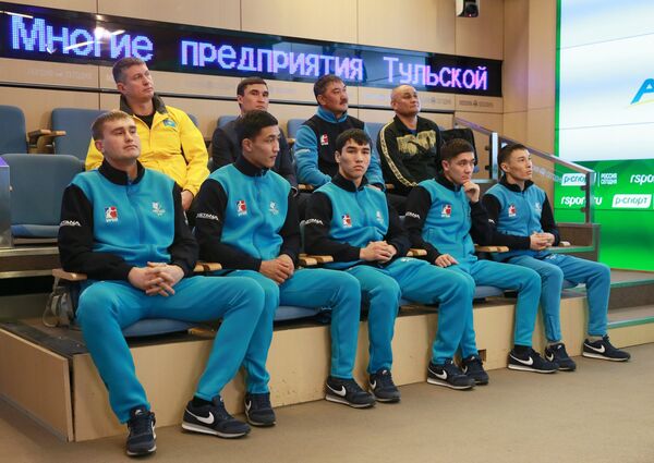 Боксеры команды Astana Arlans Боксеры команды Astana Arlans
