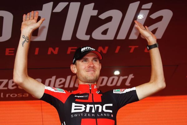 Американский гонщик Тиджей ван Гардерен из BMC Американский гонщик Тиджей ван Гардерен из BMC
