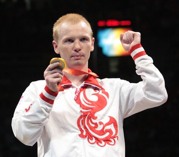 Двукратный олимпийский чемпион по боксу Алексей Тищенко Двукратный олимпийский чемпион по боксу Алексей Тищенко