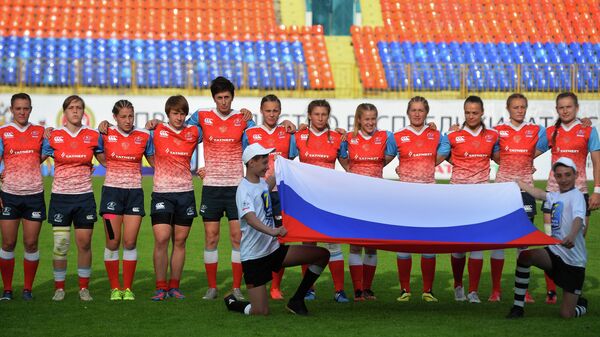 Регбистки сборной России Регбистки сборной России