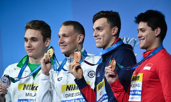 Кристоф Милак, Калеб Ремел Дрессел, Джеймс Гай и Джозеф Скулинг (слева направо) Кристоф Милак, Калеб Ремел Дрессел, Джеймс Гай и Джозеф Скулинг (слева направо)