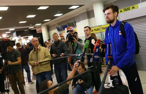 Доигровщик сборной России по волейболу Егор Клюка Доигровщик сборной России по волейболу Егор Клюка