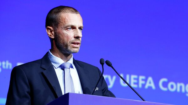 Президент Союза европейских футбольных ассоциаций (УЕФА) Александер Чеферин