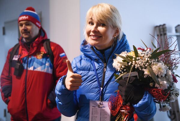 Президент Федерации санного спорта России Наталия Гарт Президент Федерации санного спорта России Наталия Гарт
