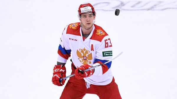 Нападающий олимпийской сборной России Павел Красковский