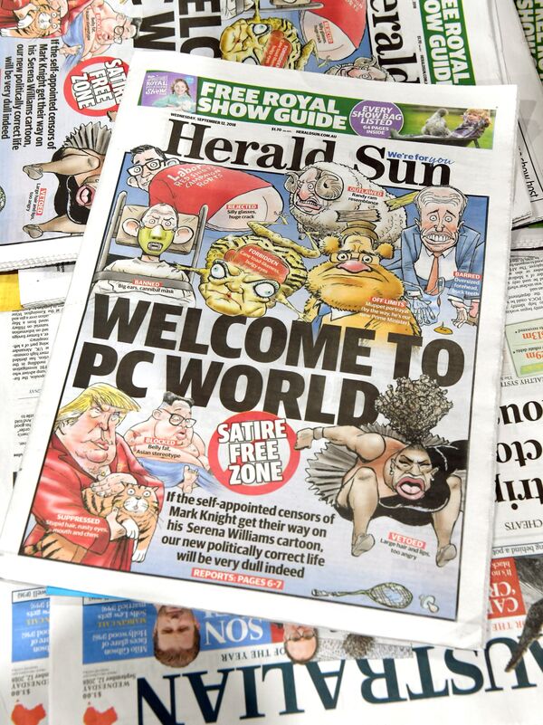 Обложка Herald Sun Обложка Herald Sun