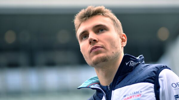 Гонщик команды Уильямс Сергей Сироткин Гонщик команды Уильямс Сергей Сироткин